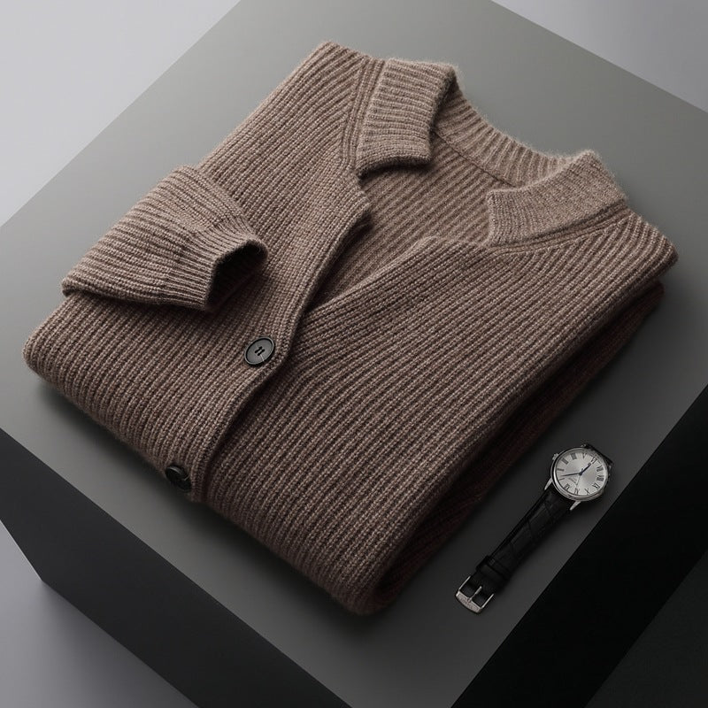 Men's Loose Casual Sweater Cardigan Coat