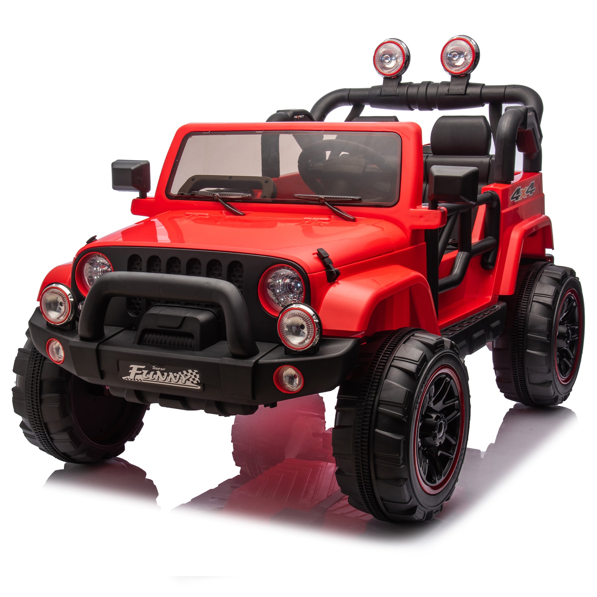 24V Kids Ride On Electric Car W Parents Control,Seat Width 20in,2WD,Rear Suspension,Trunk Storage,Portable Pull Rod,Light&Searchlight,Bluetooth,USB,Provide A Speed Of 2.5-4MPH For Kids Aged 3-8.