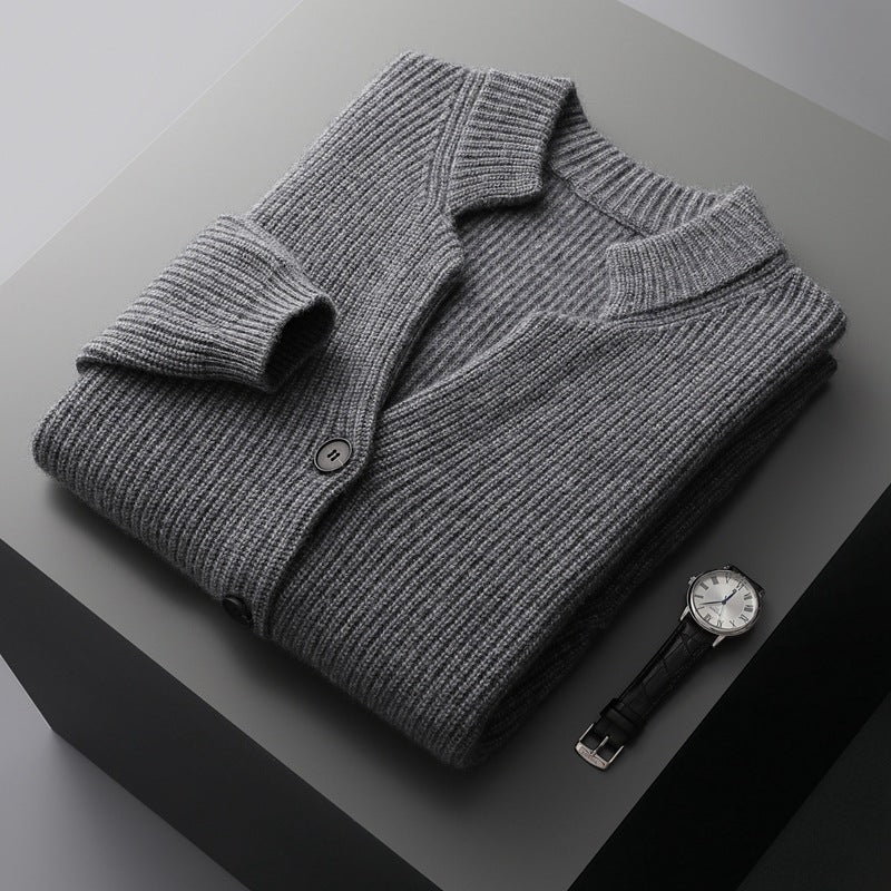 Men's Loose Casual Sweater Cardigan Coat