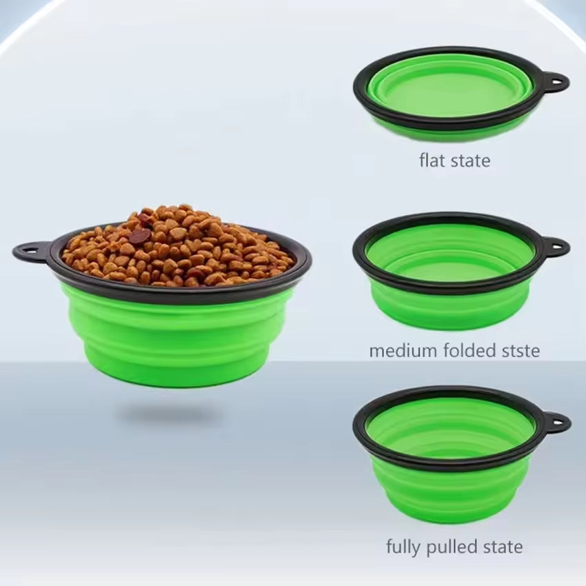 Tactical Service Dog Harness Strap Set, Car Seat Belt, Collapsible Bowl, Biodegradable Trash Bag Set For Dogs