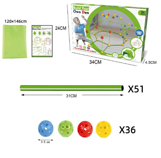 Children's Tent Building Game House Toys