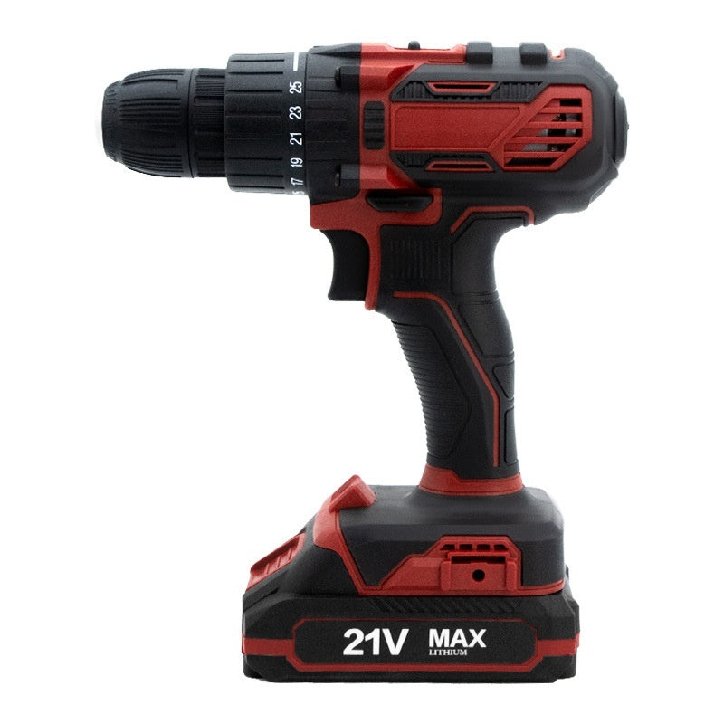 Multifunctional Lithium Electric Drill Suit Rechargeable Electric Hand Drill