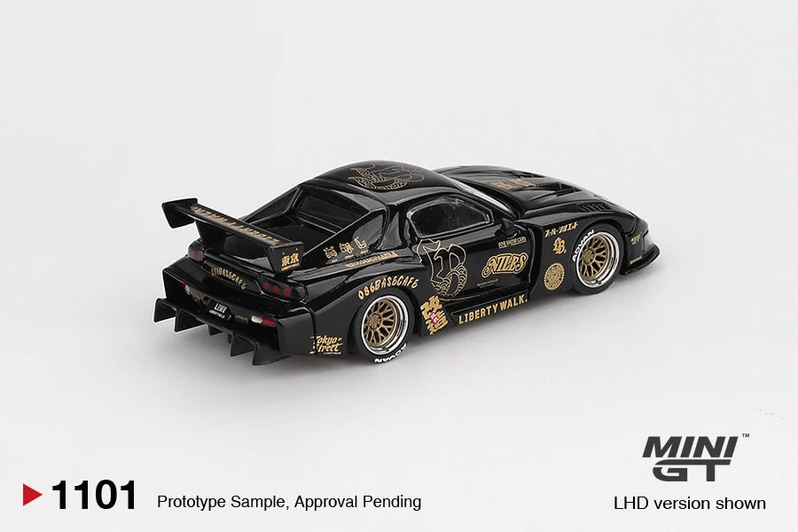 MINIGT 1:64 Lamborghini Huracán GT3 EVO2 #78 Forte Racing 2024 MAZDA RX-7 LB-Super Silhouette FD-NILES Alloy Model Collection