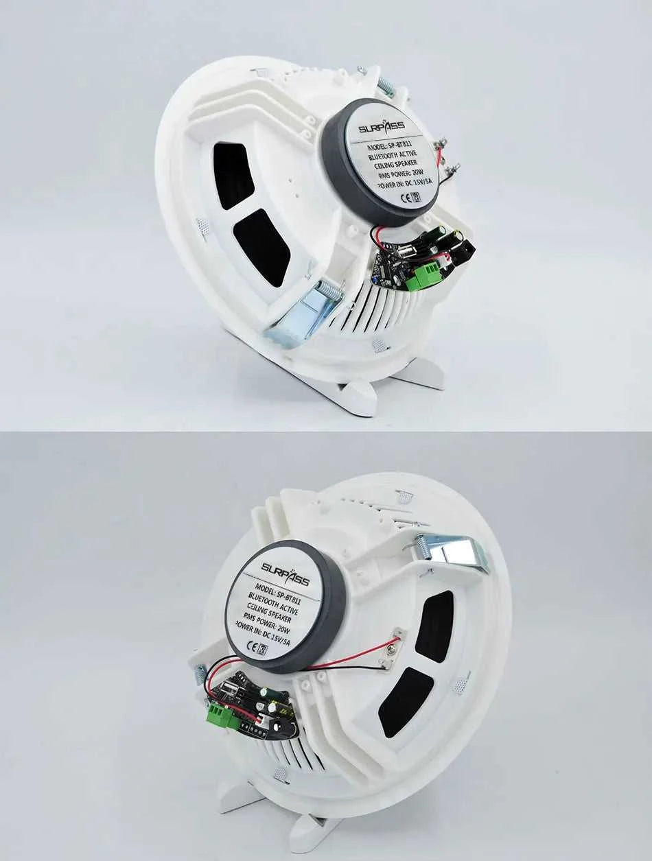 8inch20W Home audience Bluetooth Ceiling Speakers Built-in Digital Class D Amplifier Recessed Speaker System for Kitchen Lounge The jack market .AU The jack market .AU Accessories Electronics $ 116 14:347#1pc speaker;200007763:201336100;200509262:9620104110#AU Plug