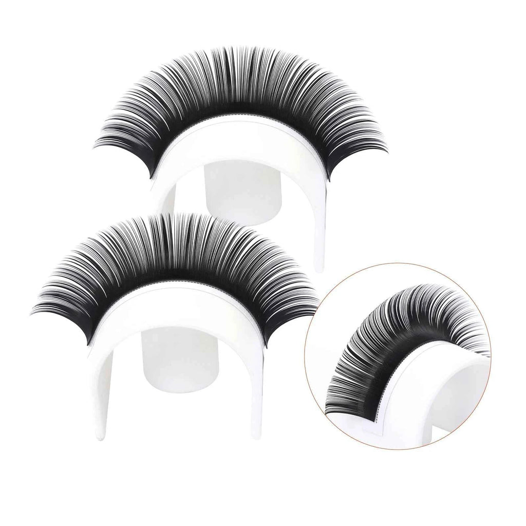 FADVAN W Shape 5D Cluster Lashes - 10Pcs Soft Natural Eyelash Extensions, 0.07mm, Perfect for Professionals