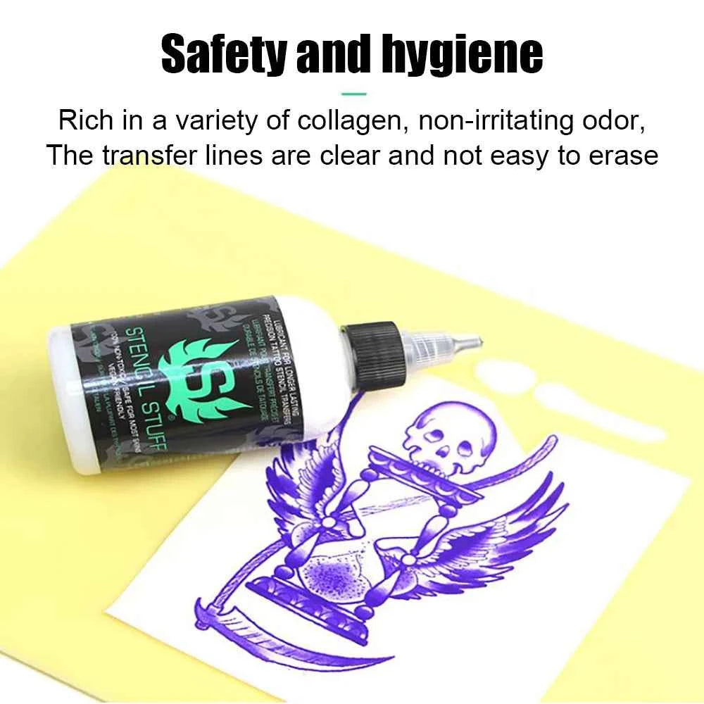 TattooPro Magic Gel 30/120ML - Effortless Stencil Transfer Solution for Flawless Tattoo Designs