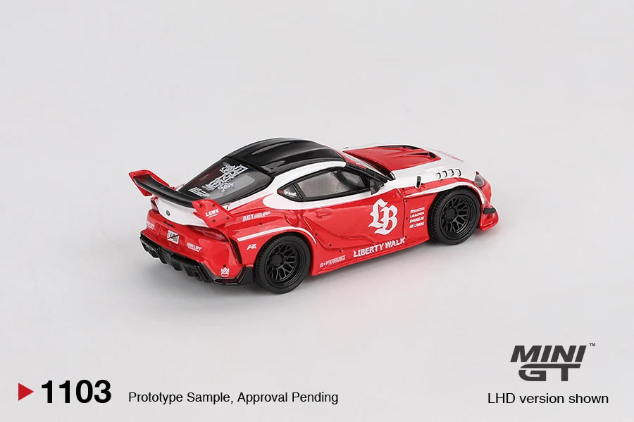 MINIGT 1:64 Lamborghini Huracán GT3 EVO2 #78 Forte Racing 2024 MAZDA RX-7 LB-Super Silhouette FD-NILES Alloy Model Collection