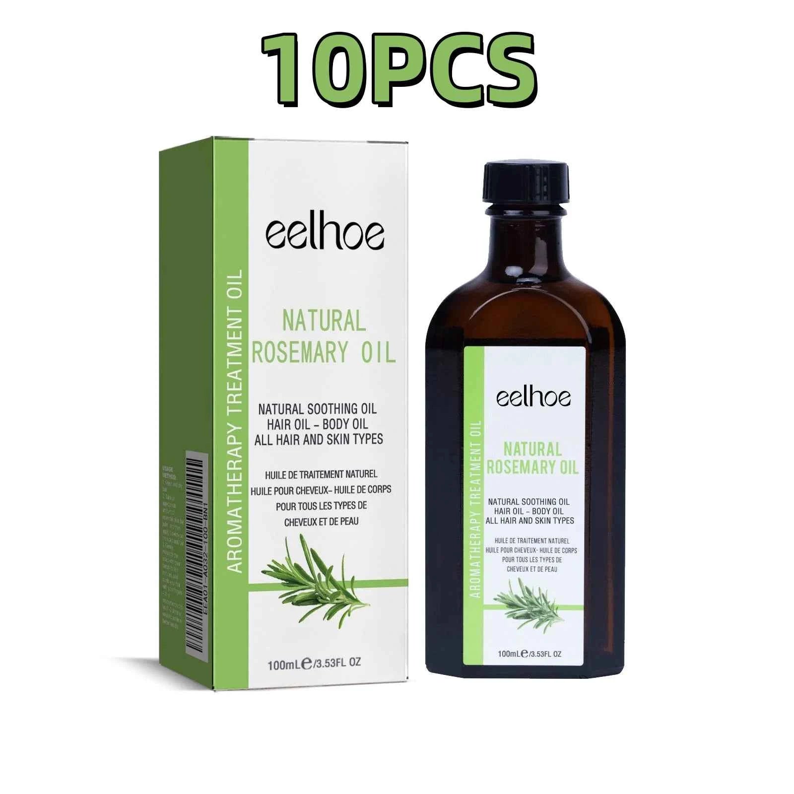 Eelhoe Rosemary Essential Oil - Frizz Control & Repair for Smooth, Fragrant Hair
