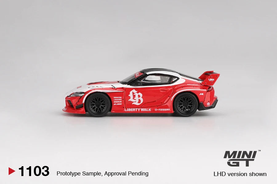 MINIGT 1:64 Lamborghini Huracán GT3 EVO2 #78 Forte Racing 2024 MAZDA RX-7 LB-Super Silhouette FD-NILES Alloy Model Collection