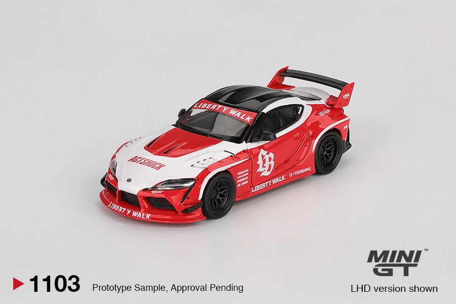 MINIGT 1:64 Lamborghini Huracán GT3 EVO2 #78 Forte Racing 2024 MAZDA RX-7 LB-Super Silhouette FD-NILES Alloy Model Collection