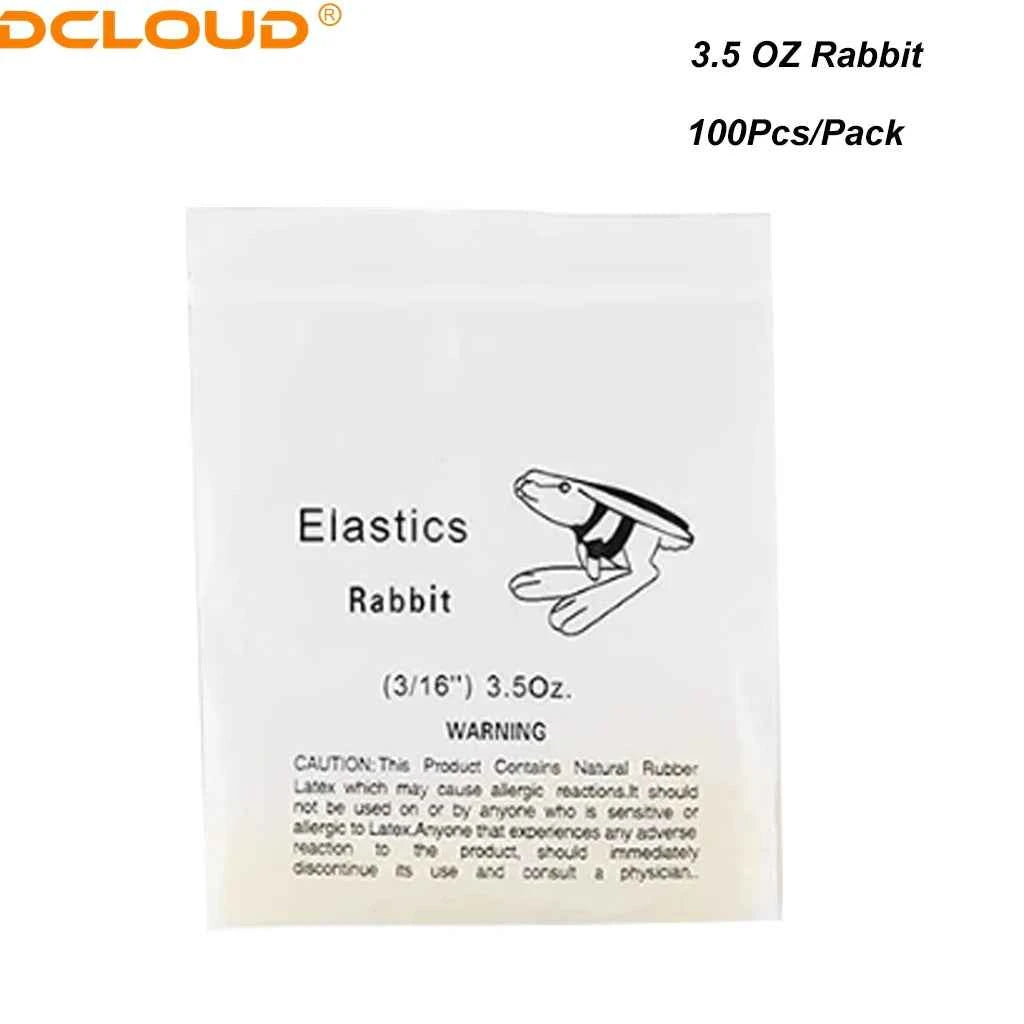 100Pcs Dental Orthodontic Rubber Bands Ortho Elastics Latex Braces Dentist Ligature Ties Ligation Rings 2.5/3.5/4.5/5.0/6.5 OZ