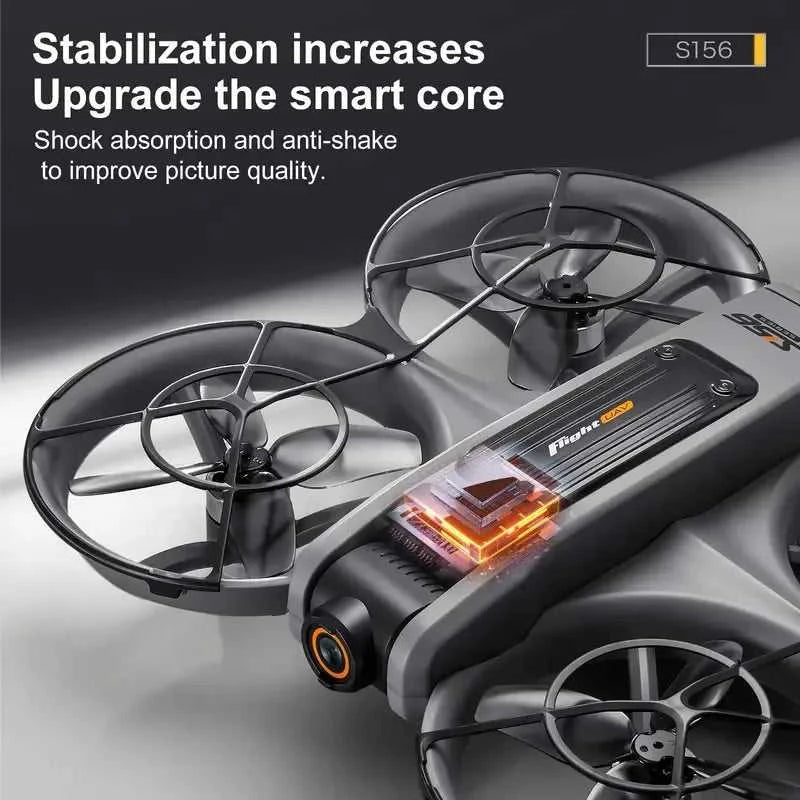[2025 New S156 Drone] HD Dual Camera, 12.5cm/4.92-inch Screen Remote Control, Brushless Powerful Motor,Optical Flow Positioning The jack market .AU The jack market .AU Drones $ 159 14:350850#S156-Orange-3battery