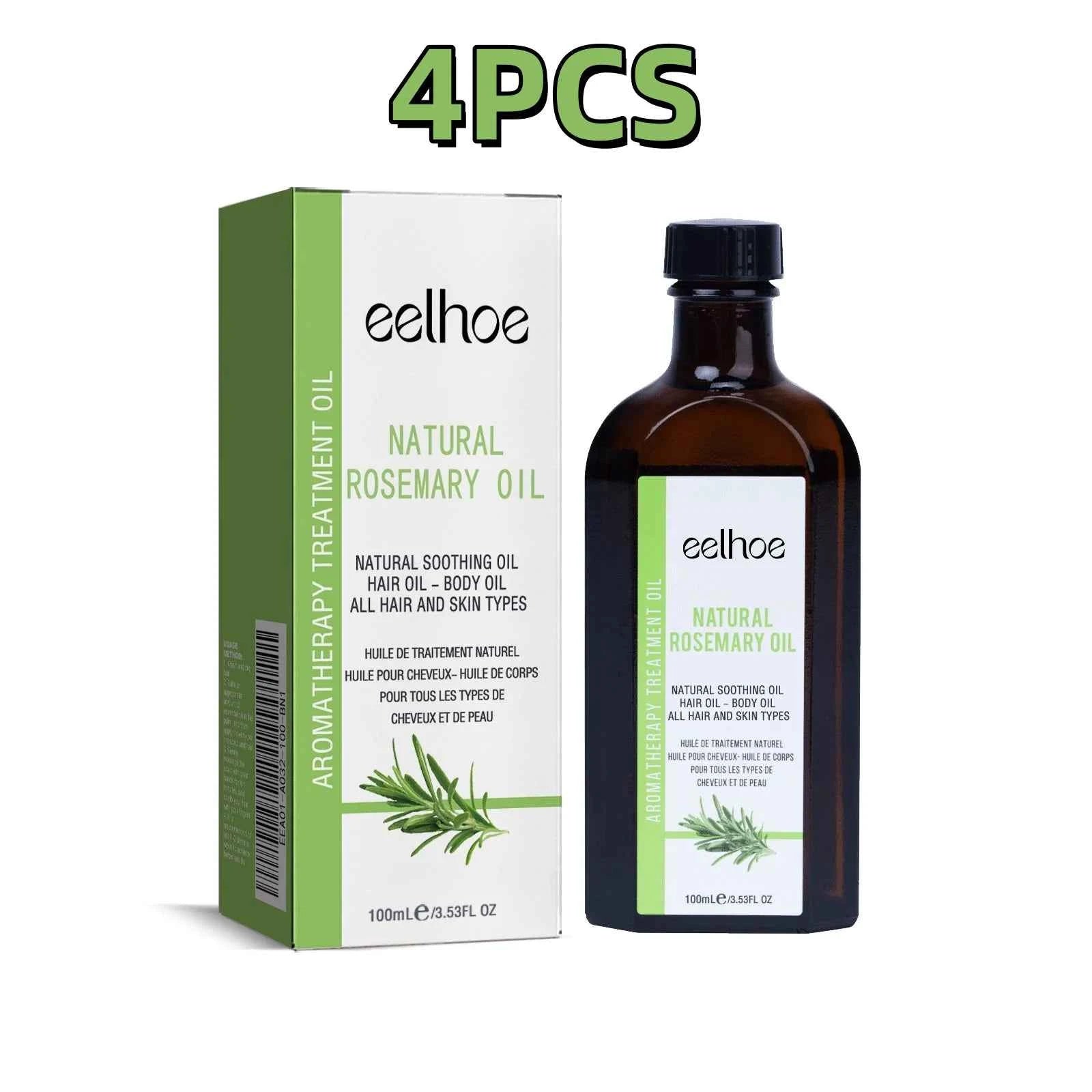 Eelhoe Rosemary Essential Oil - Frizz Control & Repair for Smooth, Fragrant Hair