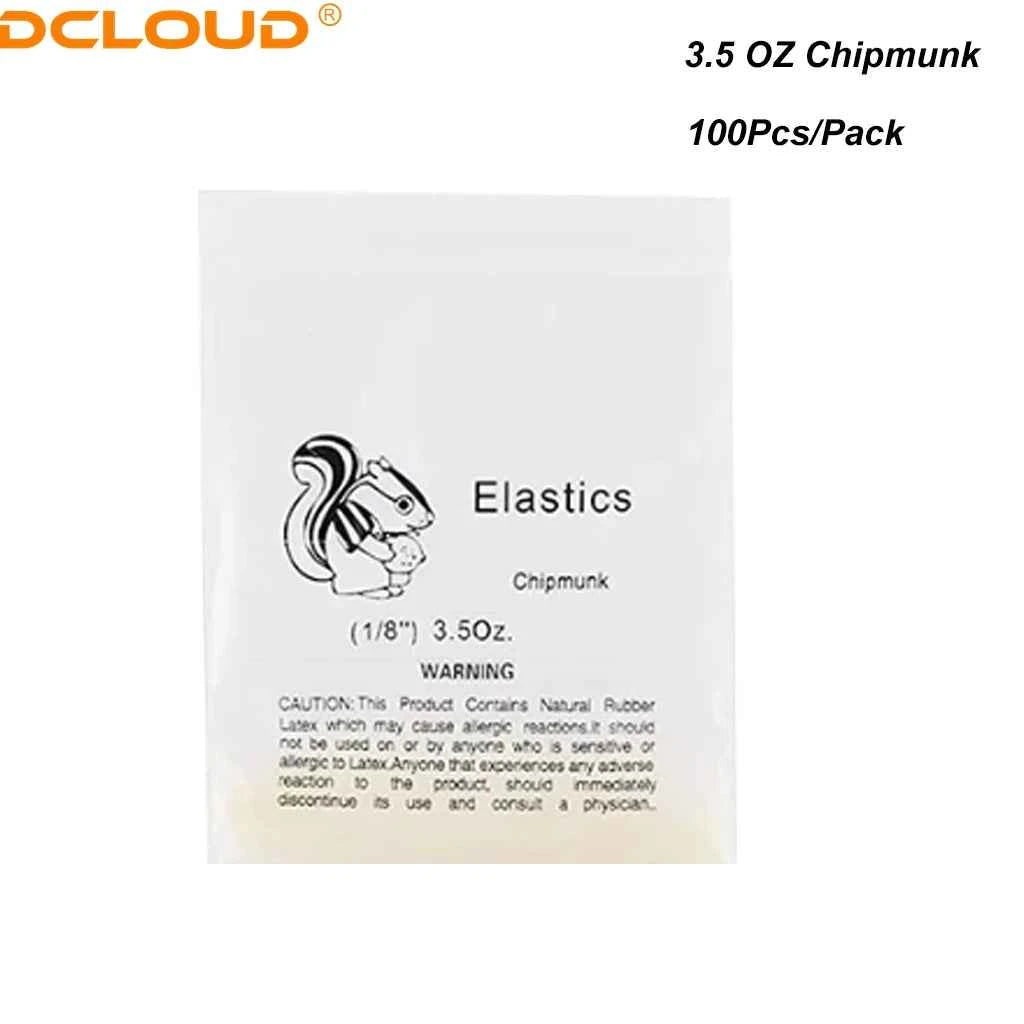 100Pcs Dental Orthodontic Rubber Bands Ortho Elastics Latex Braces Dentist Ligature Ties Ligation Rings 2.5/3.5/4.5/5.0/6.5 OZ