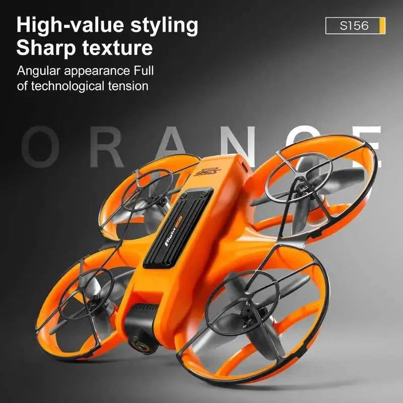 [2025 New S156 Drone] HD Dual Camera, 12.5cm/4.92-inch Screen Remote Control, Brushless Powerful Motor,Optical Flow Positioning The jack market .AU The jack market .AU Drones $ 159 14:350850#S156-Orange-3battery
