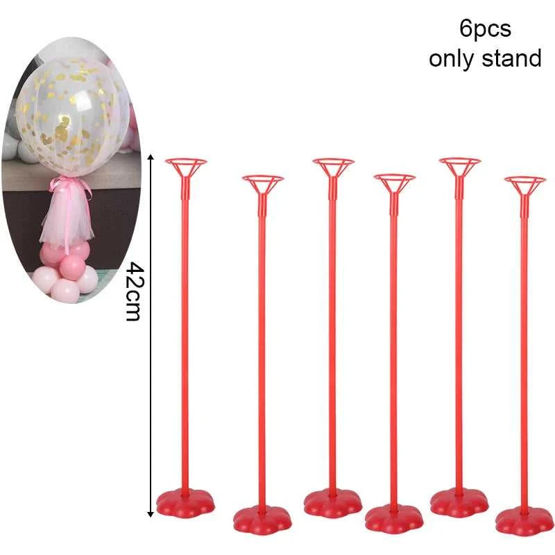 6pcs Balloon Stand Base DIY Balloon Holder Column Support Wedding Table Decoration Adult Kids Birthday Party Baby Shower Favors The jack market .AU The jack market .AU Home $ 25 14:7670#yellow