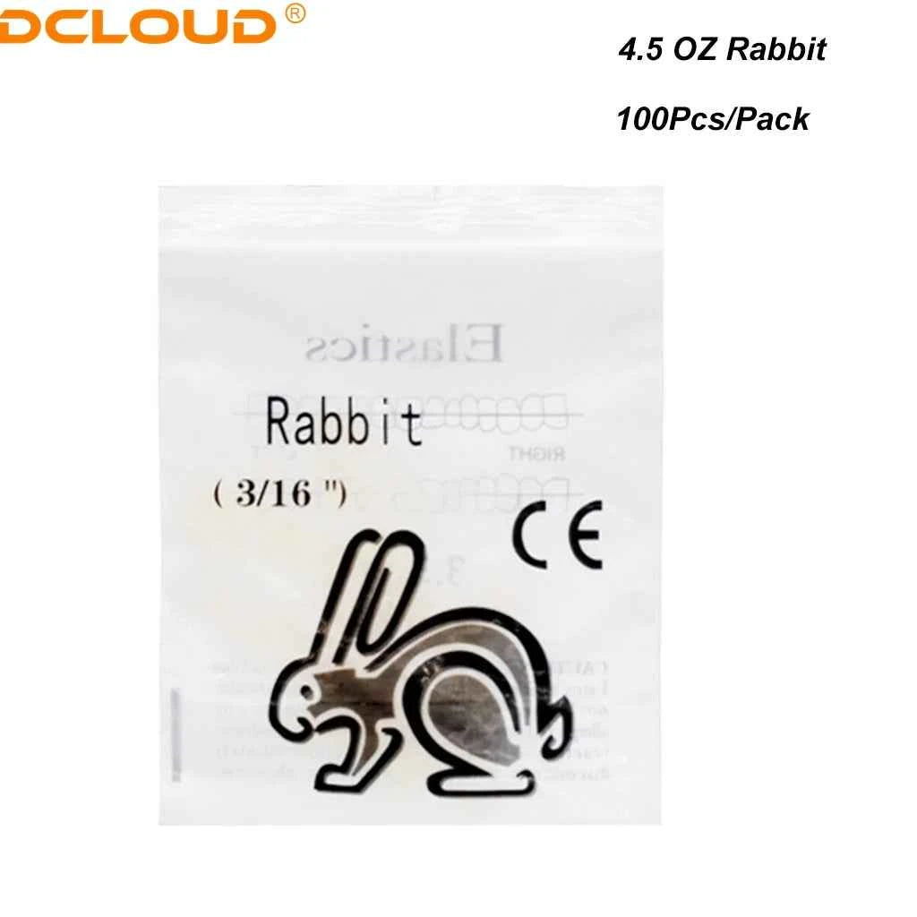 100Pcs Dental Orthodontic Rubber Bands Ortho Elastics Latex Braces Dentist Ligature Ties Ligation Rings 2.5/3.5/4.5/5.0/6.5 OZ