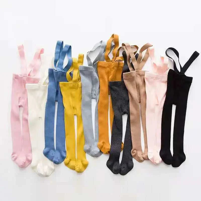 Tregren 0-3Years Newborn Baby Suspender Overall Pantyhose Solid Color High Waist Ribbed Knit Tights Infant Spring Fall Leggings The jack market .AU The jack market .AU Mum & Kids: Essential Products for Every Family $ 25 14:691#I;200000463:200661896#2-3Years