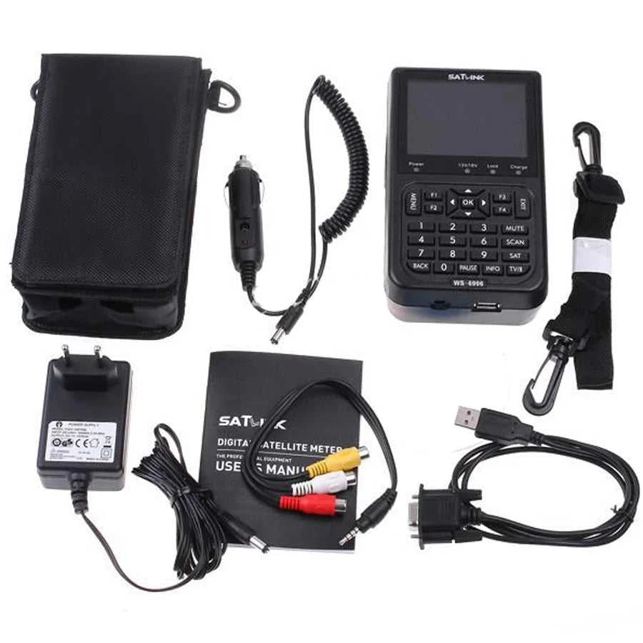 Satlink WS6906 3.5 inch LCD DVB-S Digital Satellite Signal Finder Meter DVB S Digital Satellite Full FTA Finders WS 6906 WS-6906 The jack market .AU The jack market .AU Accessories Electronics $ 138 14:193;200009209:201484779#AU plug