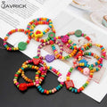 12Pcs/Set Colourful Wooden Bracelets Little Girls Bracelets Kit Kids Fashion Jewelry For Family Friends Jewerly Gifts The jack market .AU The jack market .AU Jewellery & Chains $ 53 <none>