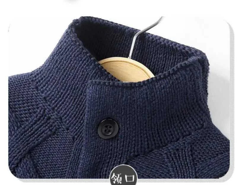 2023 new Spring Autumn Boys Sweater Solid Color Keep Warm Knitting Jacquard Weave V-neck Cardigan For Kids 2-10 Years Old The jack market .AU The jack market .AU Mum & Kids: Essential Products for Every Family $ 42 14:1254#Picture Color;200000463:200004187#2T-3T
