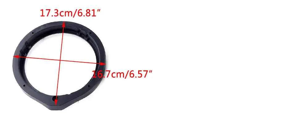 2Pcs Speaker Adapter 6.5"/6.75" 165mm & Wire Harness Accessories ABS Fit for Honda Civic Accord Crosstour CR-Z Insight