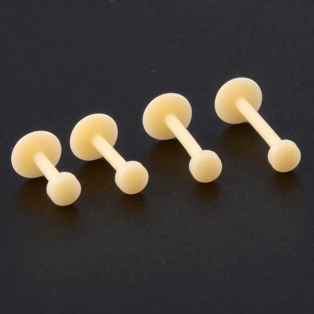 10pcs Bio Flexible PTFE Push-in Pin Labret Retainer Bead Flesh Color Earring Lip Ring Stud Fashion Body Piercing Jewelry The jack market .AU The jack market .AU Jewellery & Chains $ 47 200000783:175#1.2x8x3mm;200001033:200003763#Clear-Cone;200007763:201336100