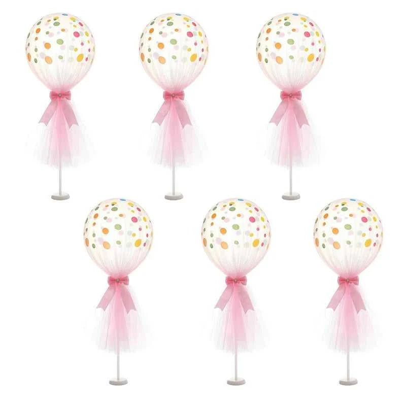 6pcs Balloon Stand Base DIY Balloon Holder Column Support Wedding Table Decoration Adult Kids Birthday Party Baby Shower Favors The jack market .AU The jack market .AU Home $ 25 14:7670#yellow