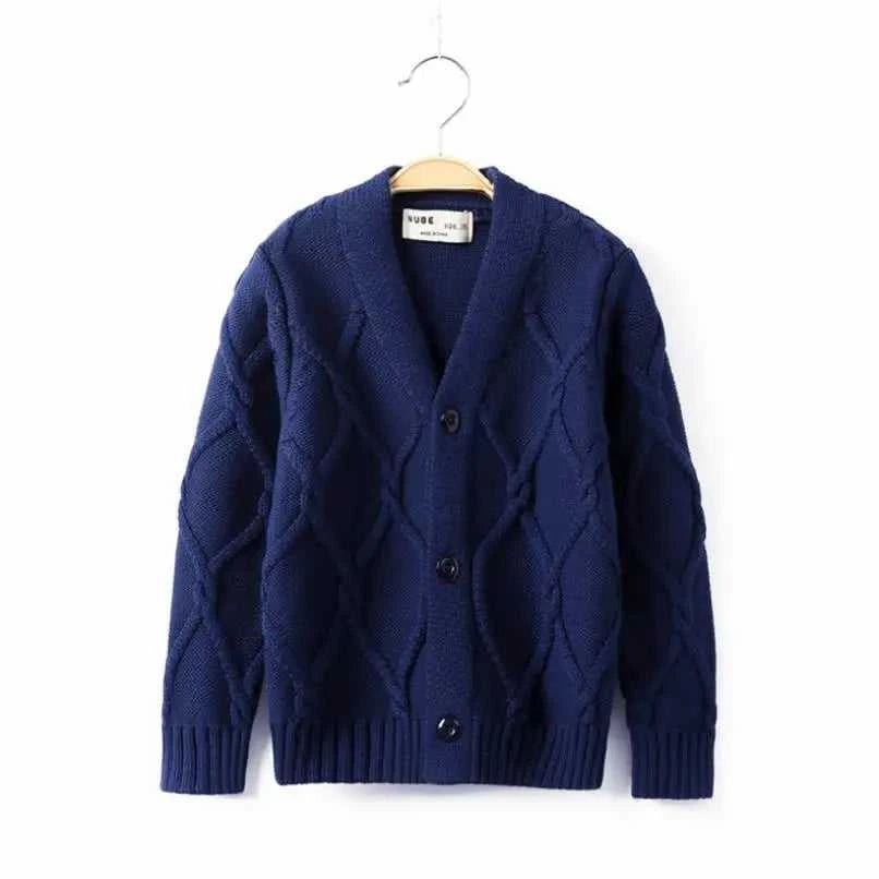 2023 new Spring Autumn Boys Sweater Solid Color Keep Warm Knitting Jacquard Weave V-neck Cardigan For Kids 2-10 Years Old The jack market .AU The jack market .AU Mum & Kids: Essential Products for Every Family $ 42 14:1254#Picture Color;200000463:200004187#2T-3T