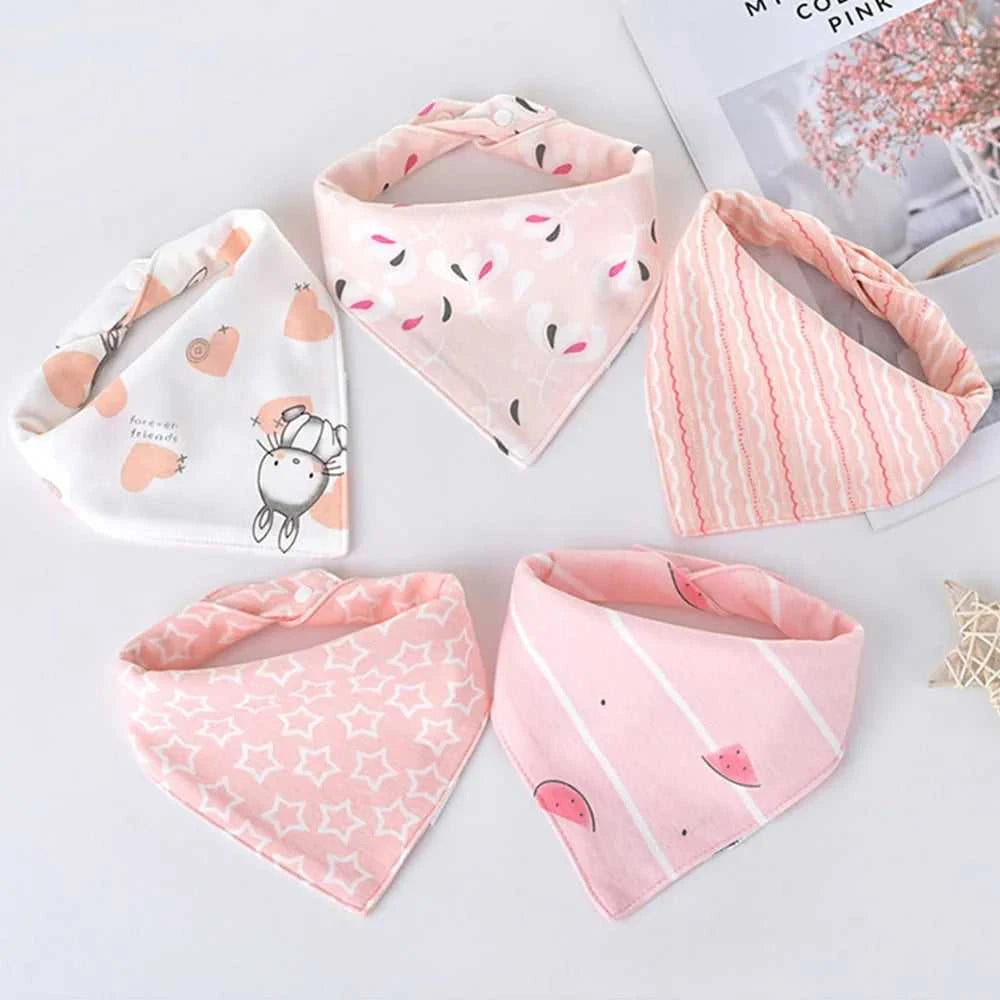 5Pcs/Lot Baby Bandana Bibs Cotton Triangle Double Layer Infant Feeding Burp Cloths Saliva Towel Apron Newborn Accessories The jack market .AU The jack market .AU Mum & Kids: Essential Products for Every Family $ 27 14:173#8;200007763:201336100