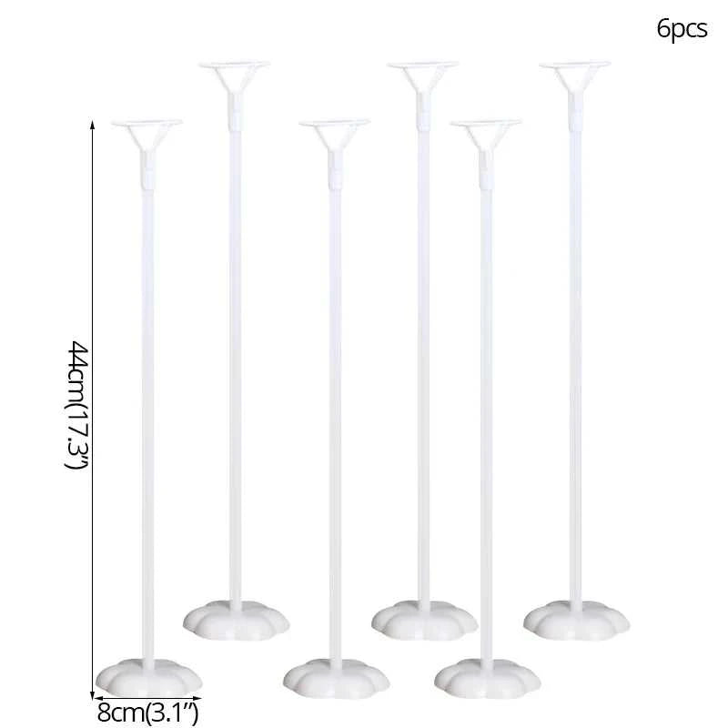 6pcs Balloon Stand Base DIY Balloon Holder Column Support Wedding Table Decoration Adult Kids Birthday Party Baby Shower Favors The jack market .AU The jack market .AU Home $ 25 14:7670#yellow