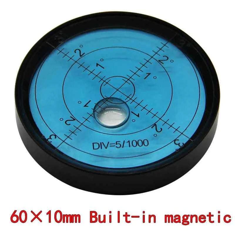 Magnetic Mini Level Meter - High Precision Metal Bubble for Perfectly Level Surfaces, Compact 60x10mm Design