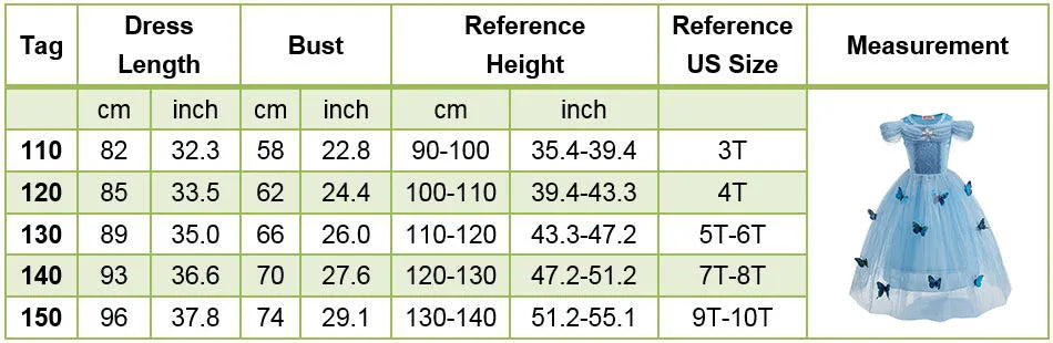 Halloween Party Cinderella Dress Up for Girl Short Sleeve Fancy Princess Costume Kids Carnival Outfit Clothes Girl Elegant Frock