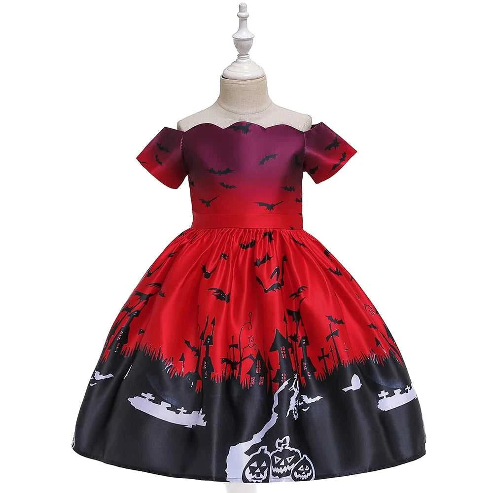 Girls Dress Halloween Costume For Kids Girl Party Dresses Children Girls Pumpkin Lace Witch Printed Cosplay Princess Dress The jack market .AU The jack market .AU Mum & Kids: Essential Products for Every Family $ 44 14:350852#black;200000463:200004187#100 (2T)