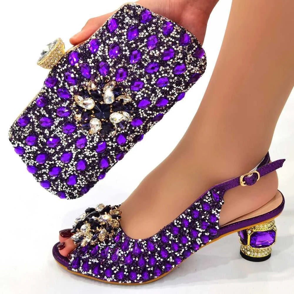 Doershow beautiful Italian Shoes And Bag Sets For Evening Party With Stones Italian Leather Handbags Match Bags!!HWE1-1 The jack market .AU The jack market .AU Step Up Your Style: Trendy Shoes for Every Occasion! $ 128 14:175;200000124:100010482