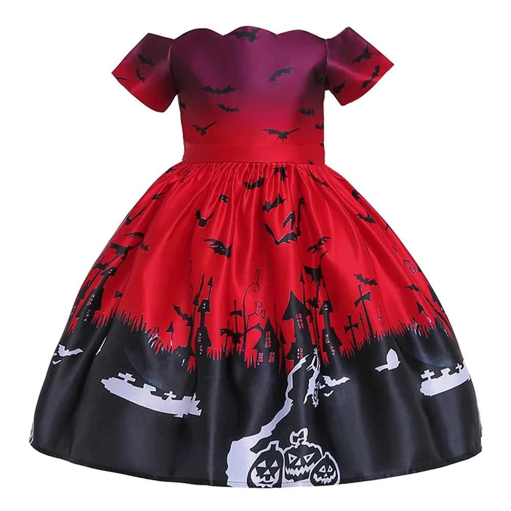 Girls Dress Halloween Costume For Kids Girl Party Dresses Children Girls Pumpkin Lace Witch Printed Cosplay Princess Dress The jack market .AU The jack market .AU Mum & Kids: Essential Products for Every Family $ 44 14:350852#black;200000463:200004187#100 (2T)