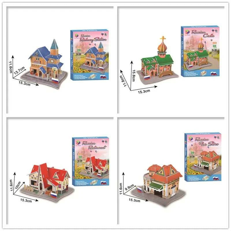 40 Style World Famous Architecture Building 3D Puzzle Model Construction 3D Jigsaw Puzzle Toys For Kids Christmas Gift The jack market .AU The jack market .AU Little Wonders $ 50 14:200004870#668-20