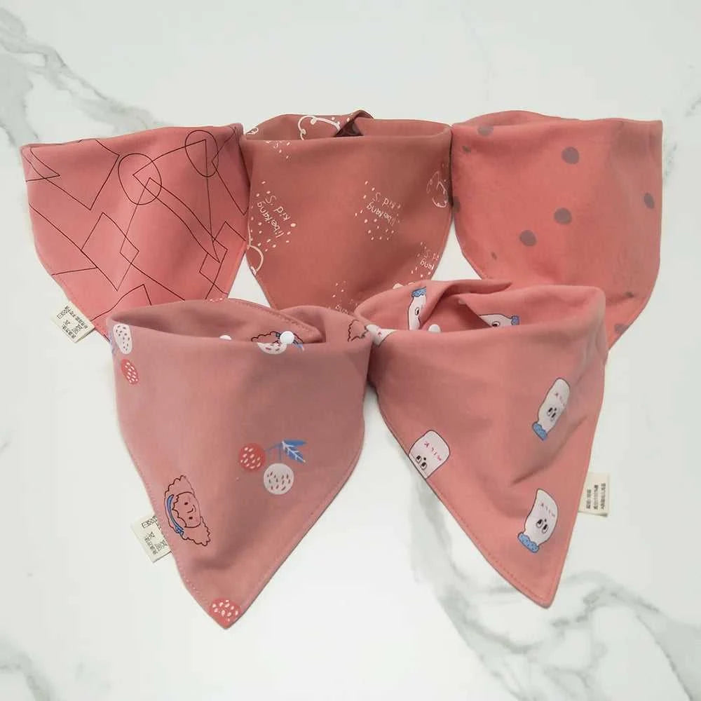 5Pcs/Lot Baby Bandana Bibs Cotton Triangle Double Layer Infant Feeding Burp Cloths Saliva Towel Apron Newborn Accessories The jack market .AU The jack market .AU Mum & Kids: Essential Products for Every Family $ 27 14:173#8;200007763:201336100
