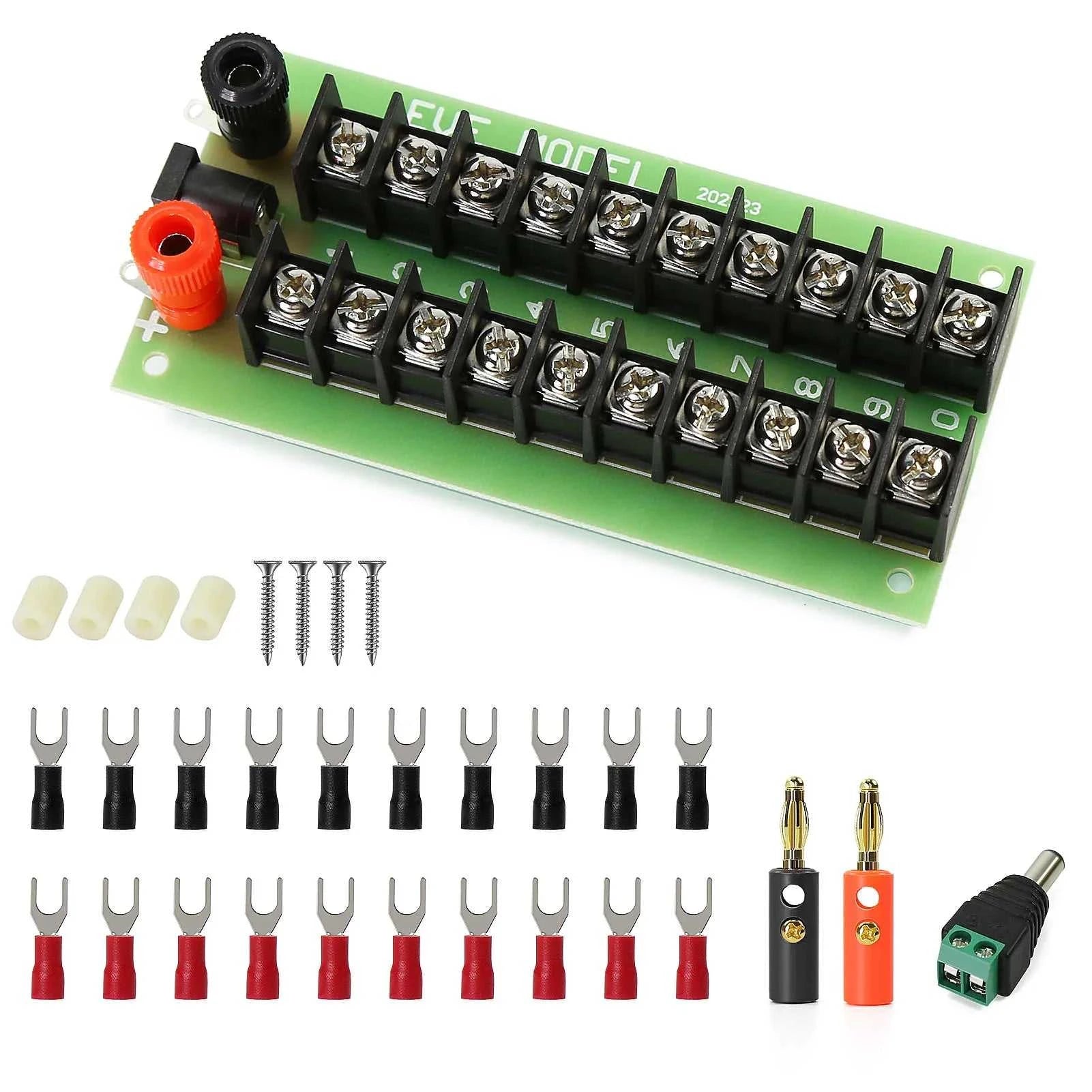 Evemodel 1X Power Distribution Board 3 Inputs 10 pairs Outputs for DC AC Voltage PCB005 Power Control The jack market .AU The jack market .AU Little Wonders $ 62 <none>