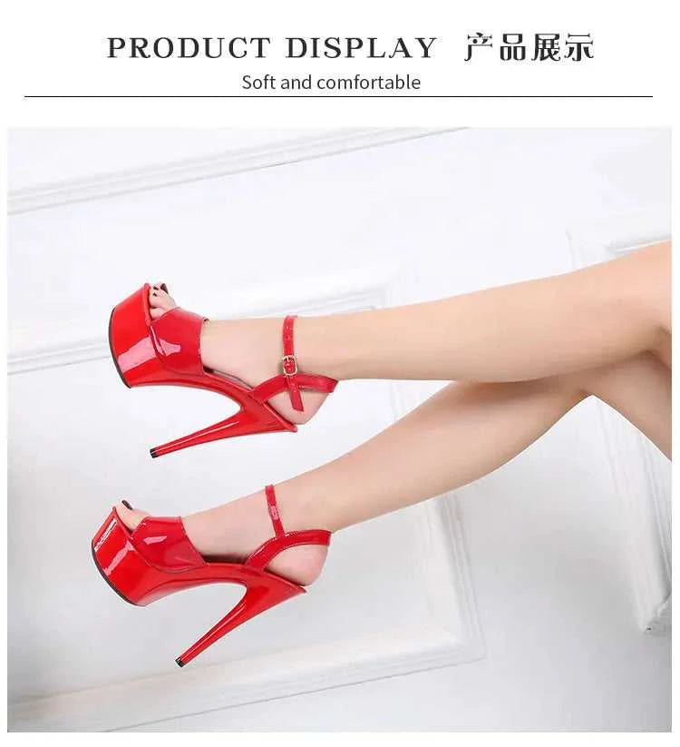2022 Stripper Pole Dance Shoes High Heels Women Sexy Show Shoes Party Club 13 15 17CM Sandals Platform High-heeled Shoes Wedding The jack market .AU The jack market .AU Step Up Your Style: Trendy Shoes for Every Occasion! $ 94 14:366#Blue leopard;200000124:3434