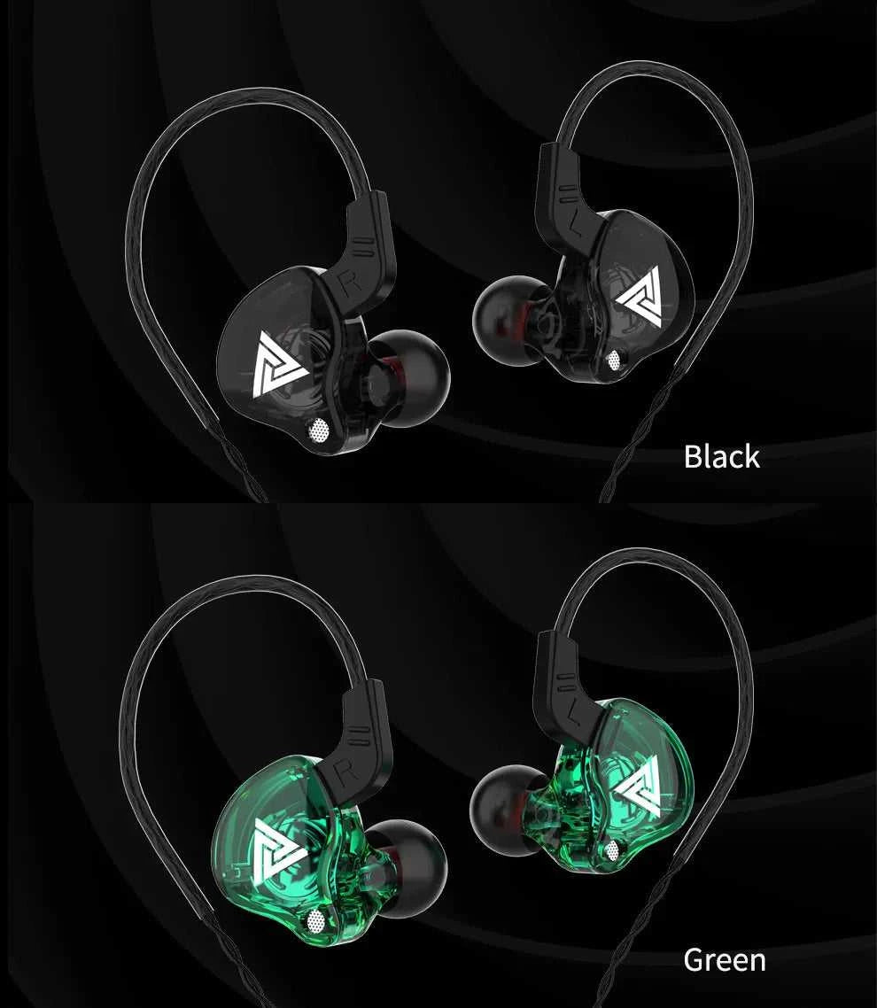 QKZ AK6 Wired Headphones Dual Drive HiFi Earphone with Microphone 3.5mm Sport Running Music Earbuds Bass Stereo Headset Original The jack market .AU The jack market .AU Accessories Electronics $ 51 14:350853#AK6 Green B