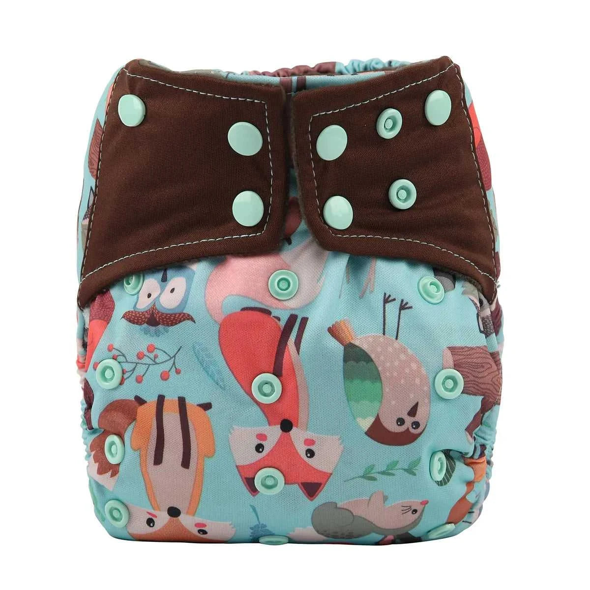 1 Charcoal Bamboo Baby Cloth Diaper Nappy Washable Reusable Double Gusset 3-15kg 8-36lbs NO INSERT The jack market .AU The jack market .AU Mum & Kids: Essential Products for Every Family $ 25 14:200006155#CD58 owl