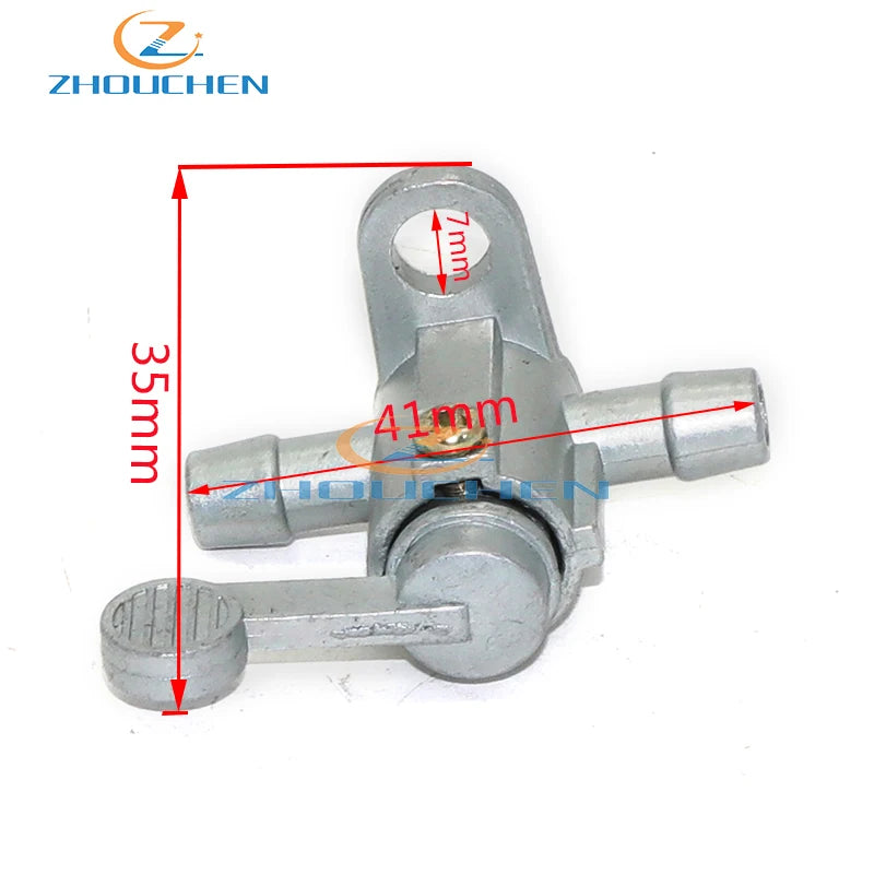 Off-Road Motorcycle 38mm In-Line Oil and Gas Fuel Filter Tank Switch Suitable for ATV Four-Wheel Off-Road Vehicle Dirt Bike