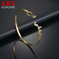 Auxauxme Custom Arabic Name Bangle Stainless Steel 18k Golden Color Personalized Women Bracelet Aniversary Birthday Jewelry Gift The jack market .AU The jack market .AU Jewellery & Chains $ 57 200001034:361188#black color