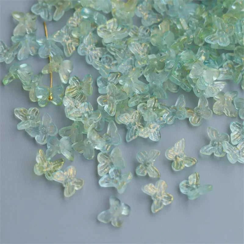 New Design Butterfly Glass Beads Handmade Material 10mm Gradient Loose Pendant Jewelry Accessories For Earring DIY Charms Beads The jack market .AU The jack market .AU Jewellery & Chains $ 53 14:200004891#10;200000196:1181#10mm (50PCS)