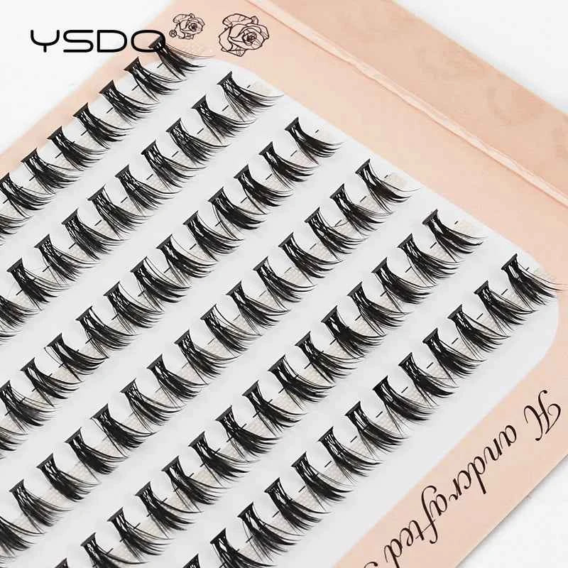 Fluffy 3D Eyelash Extensions - 10/20/30D Individual Soft & Dramatic Lashes for Effortless Makeup Looks