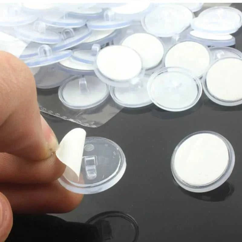 Ceiling Strong Traceless Small Disc Hook Transparent Suction Hook Home Storage Decorative Poster Hanging Self Adhesive Hook The jack market .AU The jack market .AU Home $ 21 14:200006156#transparent;5:200004186#3cm 20pcs