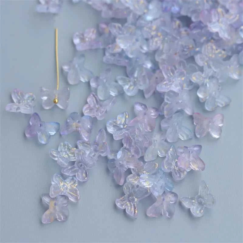New Design Butterfly Glass Beads Handmade Material 10mm Gradient Loose Pendant Jewelry Accessories For Earring DIY Charms Beads The jack market .AU The jack market .AU Jewellery & Chains $ 53 14:200004891#10;200000196:1181#10mm (50PCS)