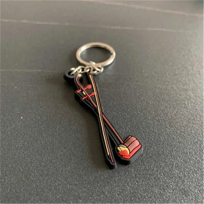 30Pcs Guitar Keychain Man Women Punk Violin Musical Instrument Silicone Pendant Keyring Holder Friends Gifts Bag Jewelry The jack market .AU The jack market .AU Jewellery & Chains $ 61 14:193#Style B