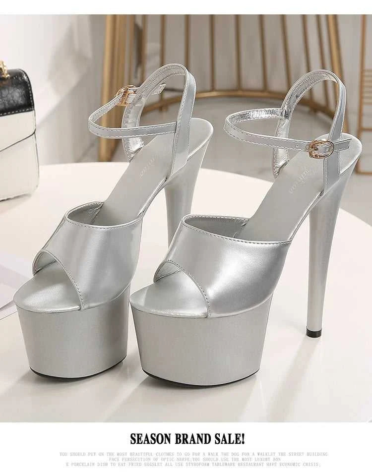 2022 Stripper Pole Dance Shoes High Heels Women Sexy Show Shoes Party Club 13 15 17CM Sandals Platform High-heeled Shoes Wedding The jack market .AU The jack market .AU Step Up Your Style: Trendy Shoes for Every Occasion! $ 94 14:366#Blue leopard;200000124:3434